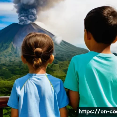 Home 30 코스타리카 자연재해 리스크 - **Prompt 1: Respecting the Volcano's Majesty**
A wide-angle, realistic photograph of a diverse f...