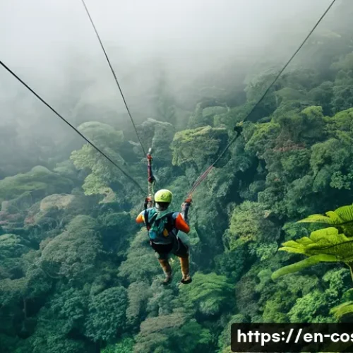 Home 15 코스타리카 모험 스포츠 리스트 - **Prompt 1: Ziplining Through the Costa Rican Cloud Forest.**
"A thrilling wide-angle shot of a ...